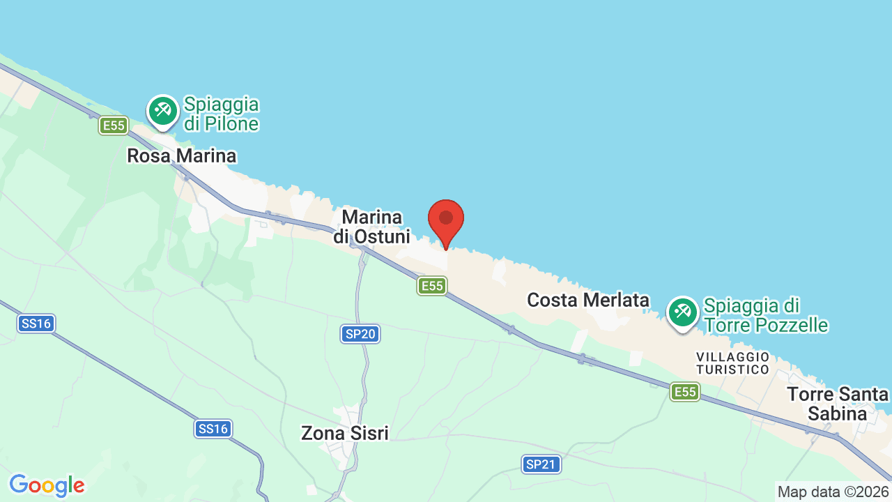 Mappa di Mapo Village Plaia Ostuni