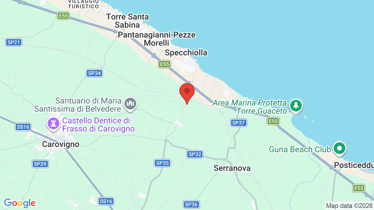 Mappa di Relais Masseria Caselli