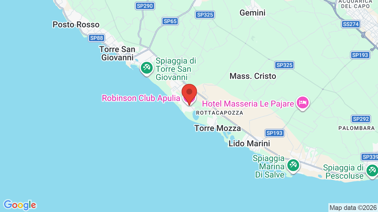 Mappa di Robinson Apulia