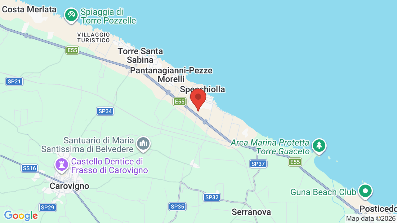 Mappa di Riva Marina Resort