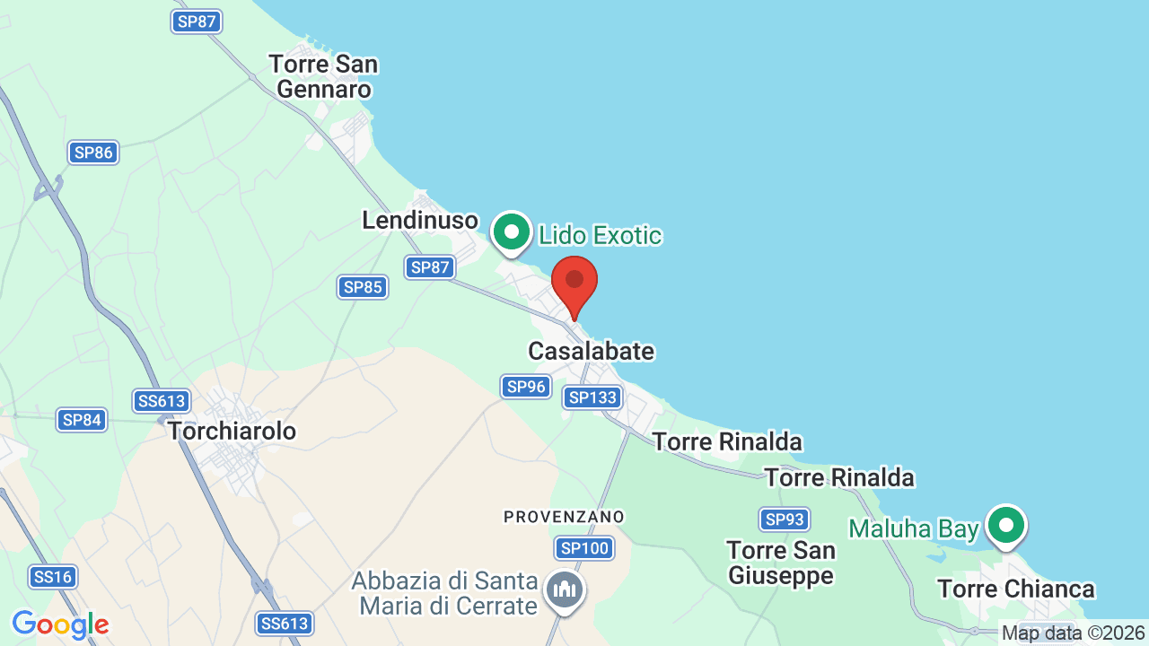 Mappa di Mapo Hotel Club Perla